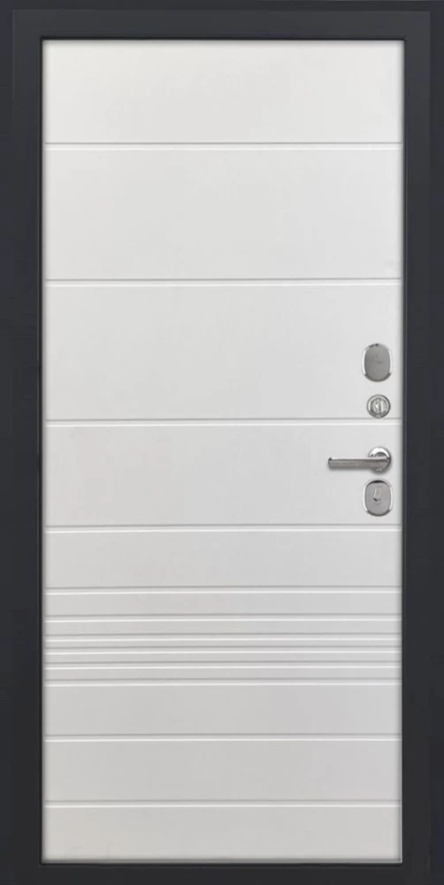 Входная дверь ДвериПРО L-43 ФЛ-700 (10мм, ясень белый) DPRO195459 внутренняя сторона