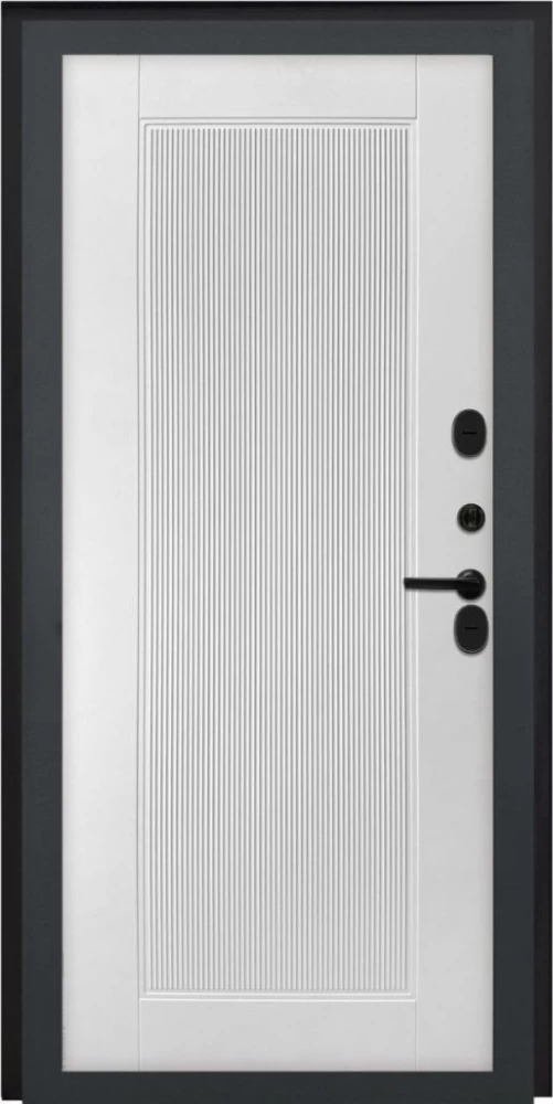 Входная дверь ДвериПРО Модель L-49 ПВХ 10мм Астрод Velutto Bianco DPRO196742 внутренняя сторона