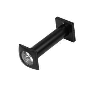 Глазок дверной, оптика пластик DVK-4/70-130 BL черный