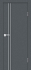 Межкомнатная дверь P-20 AL  молдинг Графит матовый